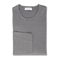 T-shirt - Virgin Wool Crew Neck Long Sleeves
