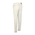 Pants - CARACCIOLO Drill Cotton & Cashmere Stretch Elastic Waistband + Zip