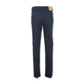Pants - CARACCIOLO Drill Cotton & Cashmere Stretch Elastic Waistband + Zip