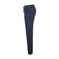 Pants - CARACCIOLO Drill Cotton & Cashmere Stretch Elastic Waistband + Zip