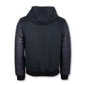 Bomber Jacket - Cotton, Wool & Polyester Stretch Removable Hood + Zipped