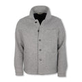 Overshirt - Jersey Wool Double Face Knitted Fabric + Buttoned