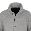 Overshirt - Jersey Wool Double Face Knitted Fabric + Buttoned