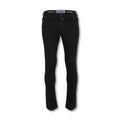 Jeans - LEONARD Cotton & Polyester Stretch Black Patch