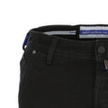 Jeans - LEONARD Cotton & Polyester Stretch Black Patch