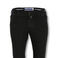 Jeans - LEONARD Cotton & Polyester Stretch Black Patch