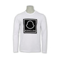 T-Shirt - Cotton Long Sleeves Crew Neck Velvet Logo