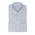 Shirt - Oxford Striped Cotton Single Cuff