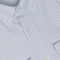 Shirt - Oxford Striped Cotton Single Cuff