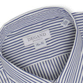 Shirt - Striped Poplin Cotton Single Cuff