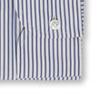 Shirt - Striped Poplin Cotton Single Cuff