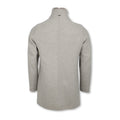Car coat - Wool Removable Fur-Collar + Zipped
