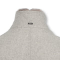 Car coat - Wool Removable Fur-Collar + Zipped