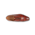 Oxfords - CAMBRIDGE Calf Leather & Leather Soles Lace-Ups + Medallion