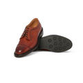 Derbies - TENTERNDEN II Grained Leather & Rubber Soles Lace-Ups + Half Brogue & Medallion