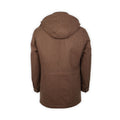 Double Coat - ANTONIUS Loden Wool Detachable Fur-Lined Bib + Hood