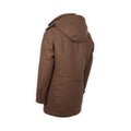 Double Coat - ANTONIUS Loden Wool Detachable Fur-Lined Bib + Hood