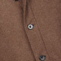 Double Coat - ANTONIUS Loden Wool Detachable Fur-Lined Bib + Hood