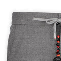 Pants - CARACCIOLO Cashmere Stretch Elastic Waistband + Zip