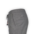 Pants - CARACCIOLO Cashmere Stretch Elastic Waistband + Zip