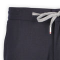 Pants - CARACCIOLO Cashmere Stretch Elastic Waistband + Zip