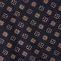 Scarf - Houndstooth & Flower Print Virgin Wool