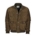 Bomber Jacket - VALSTARINO Suede Waterproof Padded & Zipped