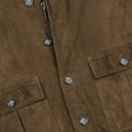 Bomber Jacket - VALSTARINO Suede Waterproof Padded & Zipped