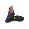 Boots - CHAMBROUSSE Nubuck, Wool & Rubber Soles Lace-Ups + Apron
