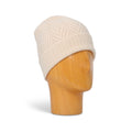 Beanie - Herringbone Effect Cashmere