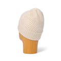 Beanie - Herringbone Effect Cashmere