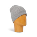 Beanie - Herringbone Effect Cashmere
