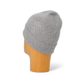 Beanie - Herringbone Effect Cashmere