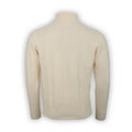 Cable Knit Sweater - Herringbone Effect Plain Cashmere Turtleneck Long Sleeves