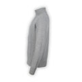 Cable Knit Sweater - Herringbone Effect Plain Cashmere Turtleneck Long Sleeves