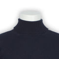Pullover Bicolour Cashmere 1 Ply Turtle Neck With Lateral Stripes