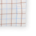 Shirt Tricolour Checked Cotton Single Cuff