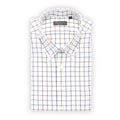 Shirt - Checkered Cotton Single Cuff