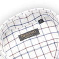 Shirt - Checkered Cotton Single Cuff