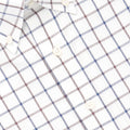 Shirt - Checkered Cotton Single Cuff