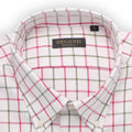 Shirt Tricolour Checked Cotton Single Cuff