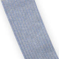 Socks - Long Pur Cotton Plaited