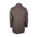 Double Coat - Wool, Polyester & Viscose, Detachable Bib + Fur Collar