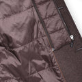 Double Coat - Wool, Polyester & Viscose, Detachable Bib + Fur Collar