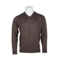 T-shirt Plain Colour Virgin Wool Long Sleeves Crew Neck