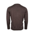 T-shirt Plain Colour Virgin Wool Long Sleeves Crew Neck