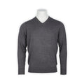 T-shirt Plain Colour Virgin Wool Long Sleeves Crew Neck