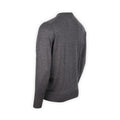 T-shirt Plain Colour Virgin Wool Long Sleeves Crew Neck