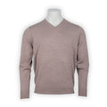 T-shirt Plain Colour Virgin Wool Long Sleeves Crew Neck