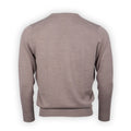 T-shirt Plain Colour Virgin Wool Long Sleeves Crew Neck